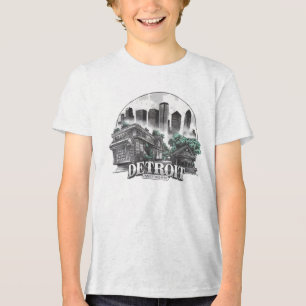 T-shirt En Tri-matière Detroit City Michigan USA