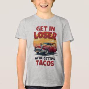 T-shirt En Tri-matière Devenez perdant Nous obtenons des tacos - Vintage 
