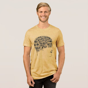 T-shirt En Tri-matière Déverrouiller votre esprit - Cerveau en Phrenologi