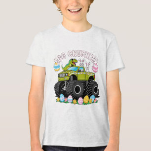 T-shirt En Tri-matière Dino Croisher Monster Truck Pâques