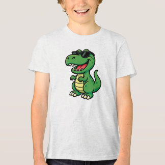 T-shirt En Tri-matière Dinosaure Safari avec Shades Cool
