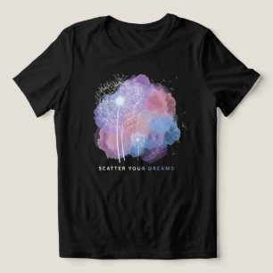 T-shirt En Tri-matière Disperse Vos Rêves - Dandelion Pastel Esthétique F