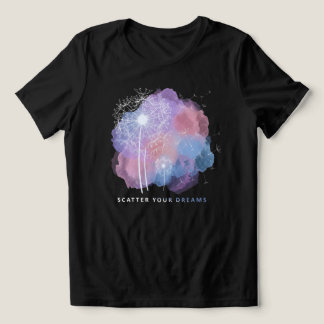 T-shirt En Tri-matière Disperse Vos Rêves - Dandelion Pastel Esthétique F