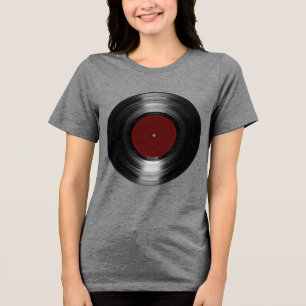 T-shirt En Tri-matière disque vinyle