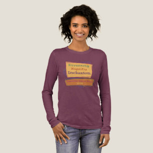 T-shirt En Tri-matière Diversité Équité Inclusion; Valeurs Américaines 19