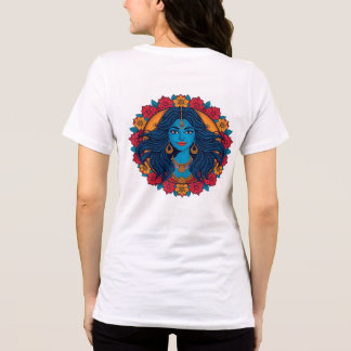 T-shirt En Tri-matière Divine Hindu Goddess Kali Mandala Art - Powerful  