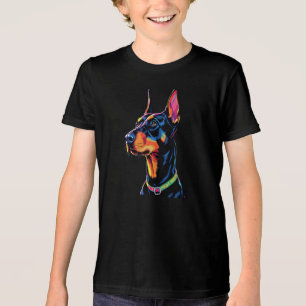 T-shirt En Tri-matière Doberman Maman Real