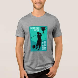 T-shirt En Tri-matière Don d'anniversaire aux golfeurs modifiables