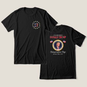 T-shirt En Tri-matière Donald Trump 47e investiture du président 2025