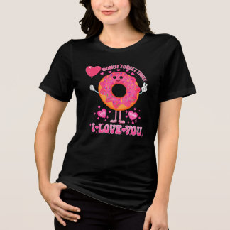T-shirt En Tri-matière Donut de la Saint-Valentin drôle oublie je t'aime