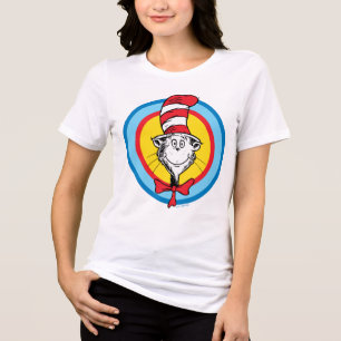 T-shirt En Tri-matière Dr Seuss   Chat dans le graphique de la tête du Ca