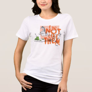 T-shirt En Tri-matière Dr. Seuss Guy-Am-I "Je ne les aime pas"