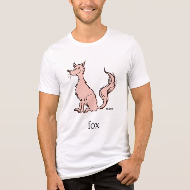 T-shirt En Tri-matière Dr. Seuss | Renard Rose (Recto)