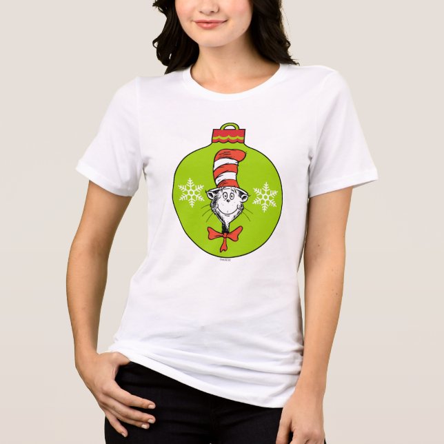 T-shirt En Tri-matière Dr Seuss| The Grinch| Classique Le Chat dans le Ha (Recto)