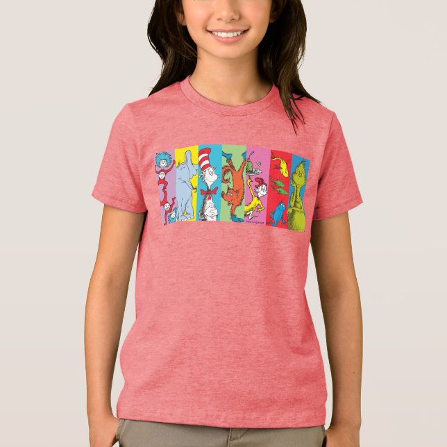 T-shirt En Tri-matière Dr. Seuss | Tranche de personnage (Recto)
