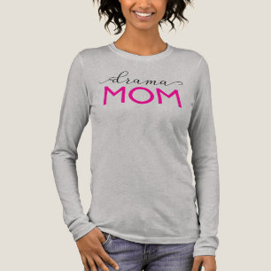 T-shirt En Tri-matière Drama Maman Racerback Tank, Mère Cadeau Anniversai