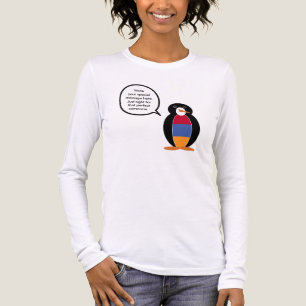 T-shirt En Tri-matière Drapeau arménien Ms. Penguin parlante