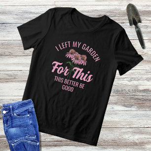 T-shirt En Tri-matière Drôle Amoureux des jardins Flower Illustration jar