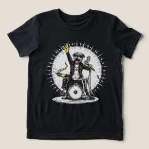 T-shirt En Tri-matière Drôle cadeau animal   Cool Chien Rock Star