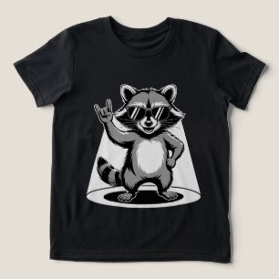 T-shirt En Tri-matière Drôle cadeau animal   Cool Raccoon Rock Star