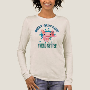 T-shirt En Tri-matière Drôle de Axolotl Rose Paramètre de Tendance d'Aban