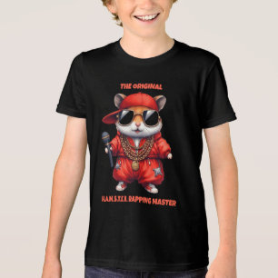 T-shirt En Tri-matière Drôle H.A.M.S.T.E.R. Rapmaster avec pantalons roug