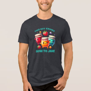 T-shirt En Tri-matière Drôle mignon Ce type sait comment Jam !