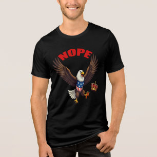 T-shirt En Tri-matière Drôle Pas De Rois En Amérique Aigle