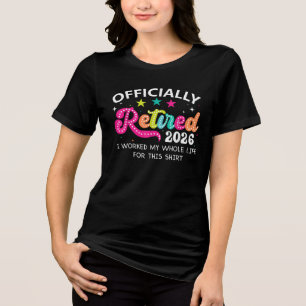 T-shirt En Tri-matière Drôle Retraité 2026 Retraite Collègues Hommes Femm