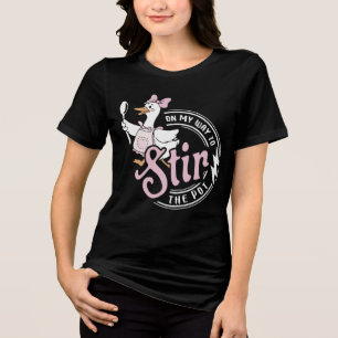 T-shirt En Tri-matière Drôle sur mon chemin pour remuer le pot