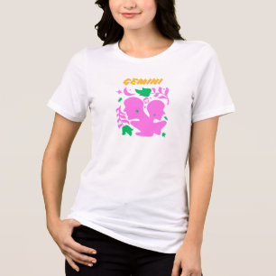 T-shirt En Tri-matière "Dualité et Curiosité - Signe Zodiaque Gemini