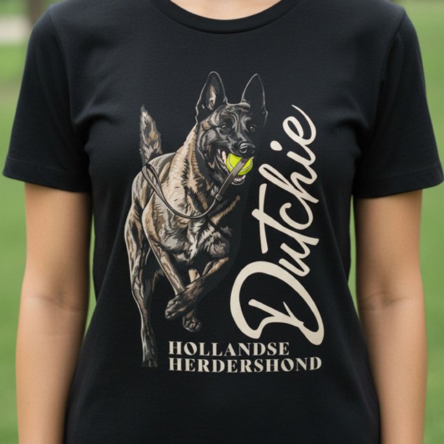 T-shirt En Tri-matière Dutch Shepherd -Hollandse Herdershond (Créateur téléchargé)