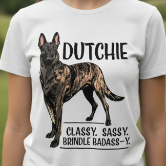 T-shirt En Tri-matière Dutch Shepherd -Hollandse Herdershond