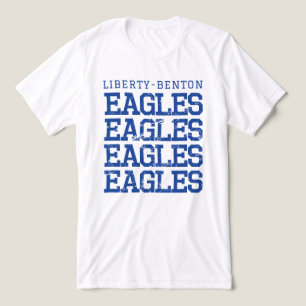 T-shirt En Tri-matière Eagles Distressed LB, GraphicLoveShop