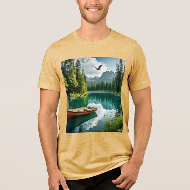 T-shirt En Tri-matière Eaux tranquilles (Recto)