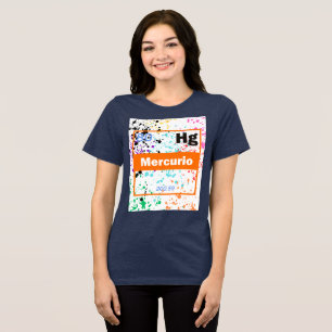 T-shirt En Tri-matière Éclaboussure de métal liquide