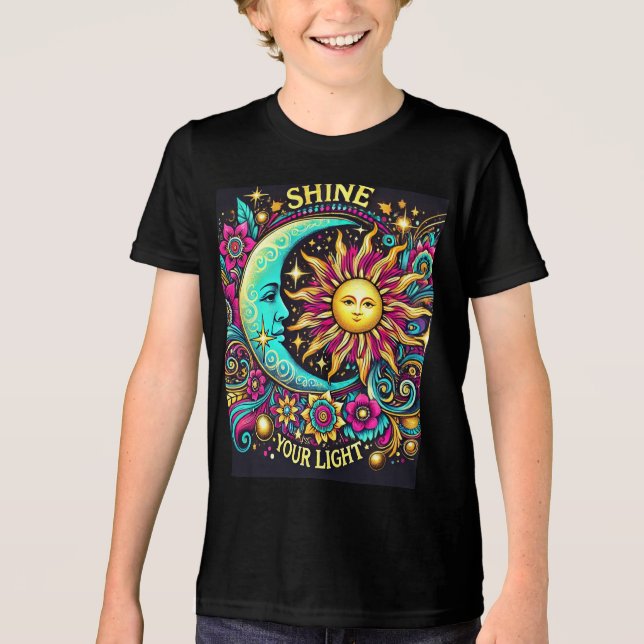 T-SHIRT  EN TRI-MATIÈRE "ÉCLAIREZ ALEXANDRIA VOTRE LUMIÈRE" (Recto)