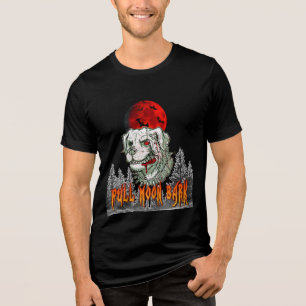 T-shirt En Tri-matière Écorce de Lune de Sang - Chemise d'Halloween de Ch
