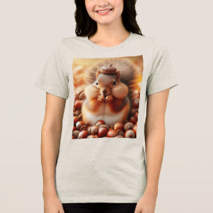 T-shirt En Tri-matière Écureuil farci