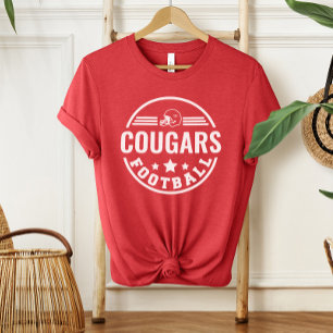 T-shirt En Tri-matière Écusson personnalisé d'équipe de football rouge Ma