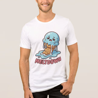 T-shirt En Tri-matière Effondrement Mental Pun Glace Mignon
