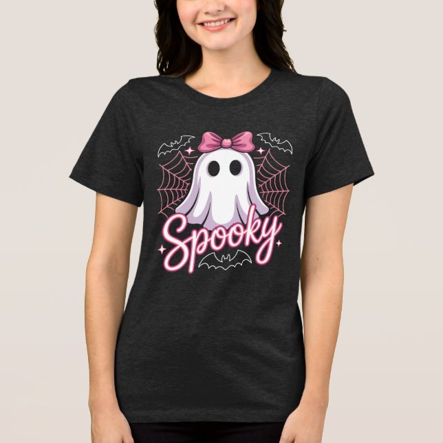T-shirt En Tri-matière Éffrayant fantôme Coquette (Recto)
