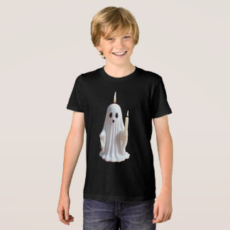 T-shirt En Tri-matière Éffrayante lueur : Le fantôme de la bougie hantée