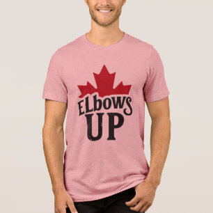 T-shirt En Tri-matière Elbows Up - Bold Canadian Spirit