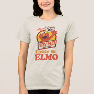 T-shirt En Tri-matière Elmo qui fait coucou graphique rétro Tickle Me Elm