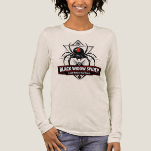 T-shirt En Tri-matière Emblème d'avertissement de la veuve noire