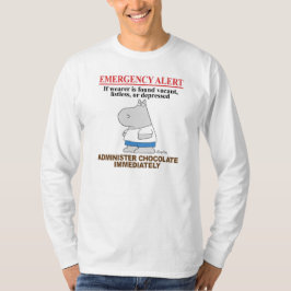 T-shirt En Tri-matière EMERGENCY ALERT CHOCOLATE by Boynton