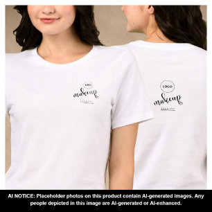 T-shirt En Tri-matière Employé blanc Nom Votre Logo Maquilleur