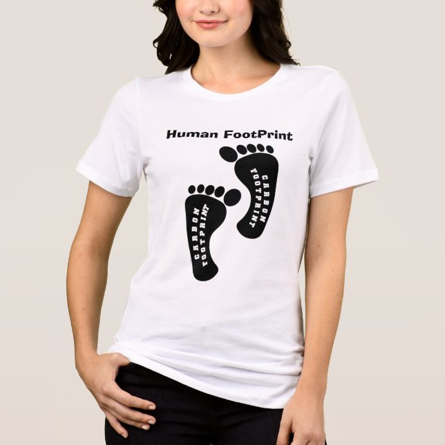 T-shirt En Tri-matière Empreinte humaine (Recto)