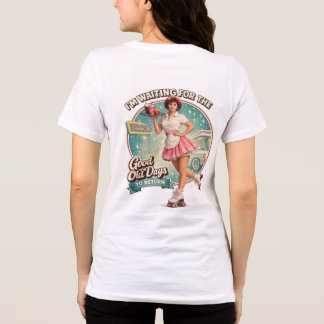 T-shirt En Tri-matière En attendant le retour du bon vieux temps